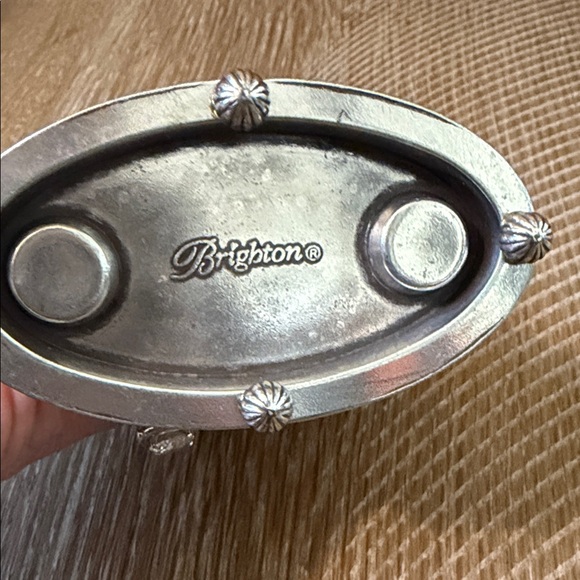 Brighton Ornate Silver Clock - Picture 3 of 5